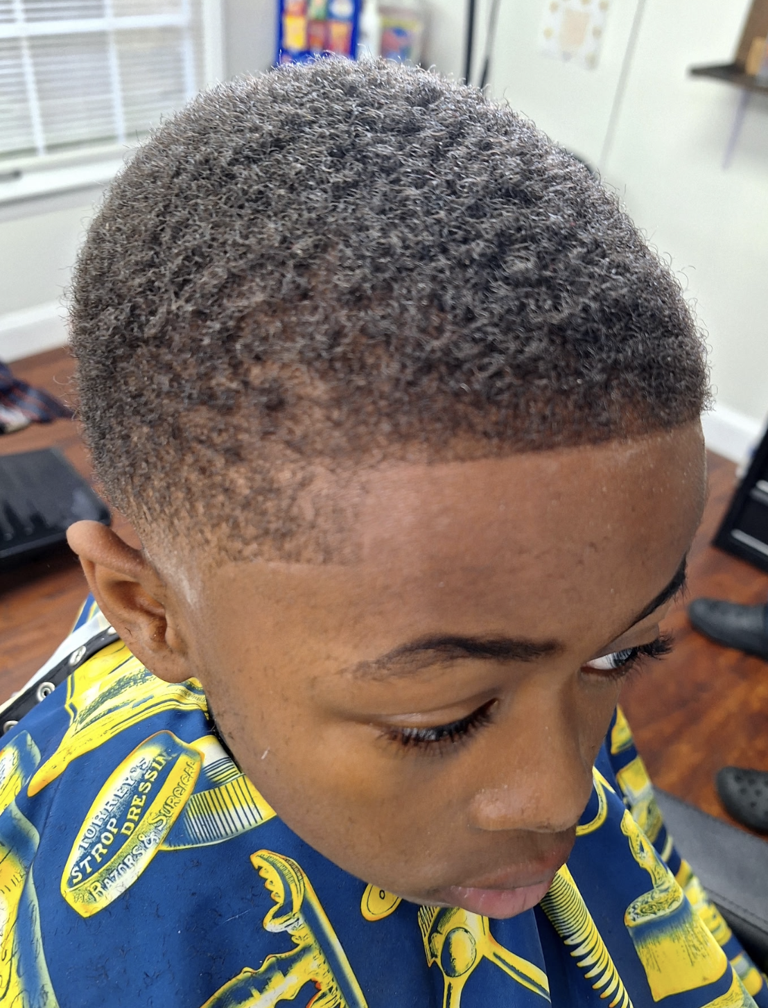 Crisp fade and lineup in Conyers, GA